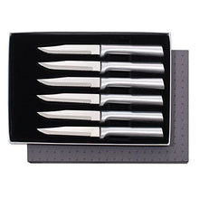 Load image into Gallery viewer, Rada Cutlery Serrated Steak Knife Set – Stainless Steel Knives With Aluminum Handles, Set of 6