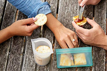 Load image into Gallery viewer, Zip Top Reusable 100% Platinum Silicone Containers - Full Set of 8 - Gray