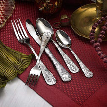 Load image into Gallery viewer, Liberty Tabletop Holidays 45pc Flatware Set Service For 8 Serving Set Included MADE IN USA - United States of Made