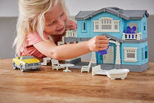 Load image into Gallery viewer, Green Toys House Playset, Blue - 10 Piece Pretend Play, Motor Skills, Language & Communication Kids Role Play Toy. No BPA, phthalates, PVC. Dishwasher Safe, Recycled Plastic, Made in USA.