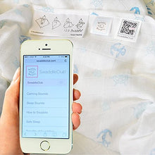 Load image into Gallery viewer, SwaddleDesigns Ultimate Swaddle, X-Large Receiving Blanket, Made in USA, Premium Cotton Flannel, Gray Doggie on Pastel Blue (Mom's Choice Award Winner)