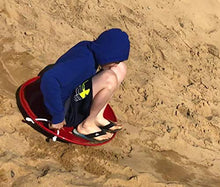 Load image into Gallery viewer, Flexible Flyer Metal Snow Disc Saucer Sled. Steel Sand Slider