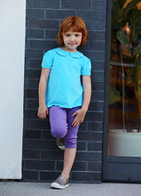 Load image into Gallery viewer, City Threads Little Girls' Peter Pan Collar A-Line Puff Tee Tshirt Blouse, White, 4