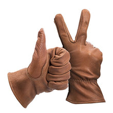 Load image into Gallery viewer, American Made Buffalo Leather Work Gloves , 650, Size: Large