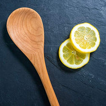 Load image into Gallery viewer, Handmade Wooden Spoons - 12” Cherry Spoons, Hand Carved, Made in the USA with Pennsylvania Black Cherry Wood - Cooking Spoons