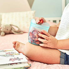 Load image into Gallery viewer, Zip Top 100% Platinum Silicone Baby Snack Containers (Bear)