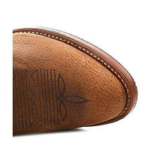 Load image into Gallery viewer, Abilene Mens Tan Leather 12in Bison Cowboy Boots 10.5 EE - United States of Made