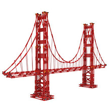 Load image into Gallery viewer, K'NEX Architecture: Golden Gate Bridge - Build IT Big - Collectible Building Set for Adults & Kids 9+ - New - 1,536 Pieces - Over 3 Feet Long - (Amazon Exclusive)