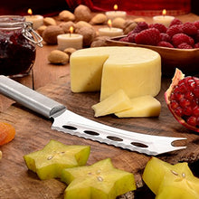 Load image into Gallery viewer, Rada Cutlery Cheese Knife – Stainless Steel Serrated Edge With Aluminum Handle, Made in the USA, 9-5/8