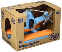Load image into Gallery viewer, Green Toys Seacopter, Blue/Orange CB - Pretend Play, Motor Skills, Kids Bath Toy Floating Vehicle. No BPA, phthalates, PVC. Dishwasher Safe, Recycled Plastic, Made in USA.