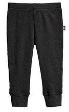 Load image into Gallery viewer, City Threads Baby Boys and Baby Girls Soft Cotton Thermal Cuffed Baby Newborn Infants Pants Joggers for Sensitive Skin or SPD Sensory Friendly Clothing, Black, 3T