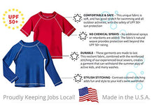 Load image into Gallery viewer, Little Boys' and Girls' Solid Rashguard Swimming Tee Shirt Rash Guard SPF UPF Sun Protection for Summer Beach Pool and Play, L/S White, 3T