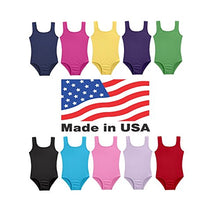 Load image into Gallery viewer, City Threads Girls' One Piece Swimming Suit with Sun Protection SPF for Beach Pool or Play Swim Suit Rash Guard Bottoms Briefs, Black, 4T