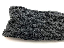 Load image into Gallery viewer, Jack & Mary Designs Fleece Lined Knit Headband - Made from Recycled Wool Sweaters (Gray)