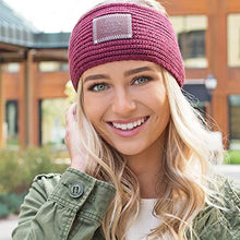 Load image into Gallery viewer, Love Your Melon Knit Headband (Burgundy) - United States of Made