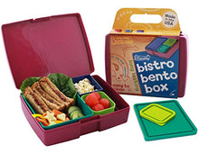 Load image into Gallery viewer, Bento Lunch Box - USA Made Leakproof Durable Food Containers - For Kids and Adults - Purple
