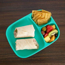 Load image into Gallery viewer, Re-Play Made in USA, Set of 4 (10" Divided Tray, Aqua)