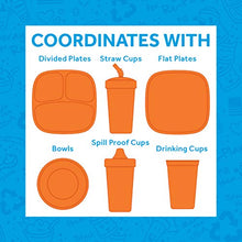 Load image into Gallery viewer, RE-PLAY Made in USA 8pk Toddler Feeding Spoon and Fork Set| Made from BPA Free Eco Friendly Recycled Milk Jugs - Virtually Indestructible | Navy, Ice Blue, Sky Blue & White | Dishwasher Safe |Wave