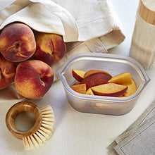 Load image into Gallery viewer, Zip Top Reusable 100% Platinum Silicone Container, Made in the USA - Small Dish - Teal