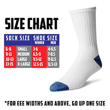 Load image into Gallery viewer, American Made Everyday Quarter Socks for Men - White with Gray Bottom - 12 Pack