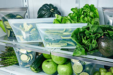 Load image into Gallery viewer, Zip Top Reusable 100% Platinum Silicone Container, Made in the USA - Medium Dish - Teal