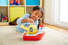 Load image into Gallery viewer, Green Toys Rescue Boat with Helicopter Red, 1 EA