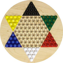 Load image into Gallery viewer, Printed Maple Chinese Checkers - Made in USA