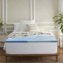 Load image into Gallery viewer, Sleep Innovations 2-inch Memory Foam Mattress Topper, Queen, Made in The USA