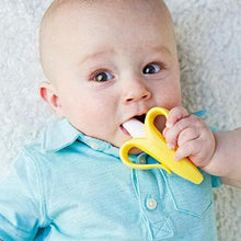 Load image into Gallery viewer, Baby Banana - Yellow Banana Toothbrush, Training Teether Tooth Brush for Infant, Baby, and Toddler - United States of Made