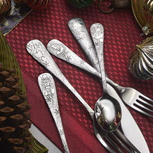 Load image into Gallery viewer, Liberty Tabletop Holidays 45pc Flatware Set Service For 8 Serving Set Included MADE IN USA - United States of Made