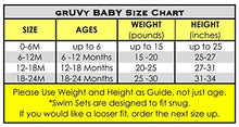 Load image into Gallery viewer, grUVywear Baby Boy Rash Guard Set - UV Shirt and Shorts - Sun Protective Swimwear Navy Star Set -18-24M