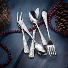 Load image into Gallery viewer, Liberty Tabletop Holidays 45pc Flatware Set Service For 8 Serving Set Included MADE IN USA - United States of Made