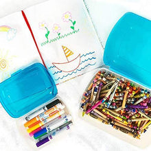 Load image into Gallery viewer, Mr. Lid Premium Attached Storage Containers | Permanently Attached Plastic Lid, Never Lose | Space Saving (17 Piece Set) - United States of Made