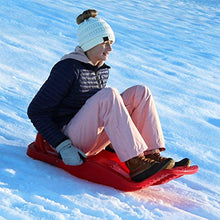 Load image into Gallery viewer, Flexible Flyer Winter Heat Snow Sled. Plastic Sno Slider Bobsled, 38 x 18 x 7 inches