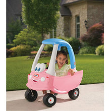 Load image into Gallery viewer, Little Tikes Princess Cozy Coupe - 30th Anniversary White/Blue/Pink, 29.5 x 16.5 x 33.5 inches