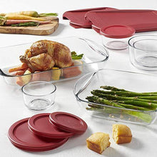 Load image into Gallery viewer, Anchor Hocking Embrace and SnugFit Food Storage, 12 Piece Set, Cherry - United States of Made