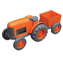 Load image into Gallery viewer, Green Toys Tractor Vehicle, Orange - United States of Made