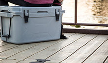 Load image into Gallery viewer, BISON COOLERS Medium 50 Quart Rotomolded Cooler Box for Beer, Liquid or Lunch | Long Lasting Ice Chest with Hard Shell, Lid and Liner | Includes 5 Year Warranty | Made in The USA