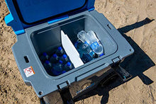 Load image into Gallery viewer, KONG Coolers | 50 QT Cruiser Wheeled Cooler | Proudly Made in The USA | Durable, Safe, Rolling Extended Ice Retention Cooler (Boulder Blue)