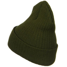 Load image into Gallery viewer, Artex Heavy Ribbed Cuff Beanie - Olive OSFM