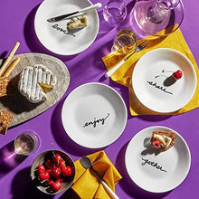 Load image into Gallery viewer, Corelle Chip Resistant 8 Pack Appetizer Plates, 8-Piece, Celebrations - United States of Made