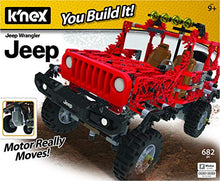 Load image into Gallery viewer, K'NEX Jeep Wrangler Building Set - 682 Parts - Authentic Battery Powered Motorized Replica - STEM Toy - Ages 9 & Up, Multi