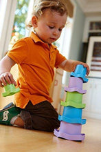 Load image into Gallery viewer, Green Toys Stacking Cups, Purple/Blue/Green - United States of Made