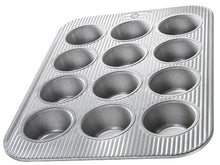 Load image into Gallery viewer, USA Pan (1200MF) Bakeware Cupcake and Muffin Pan, 12 Well, Nonstick & Quick Release Coating, Made in the USA from Aluminized Steel