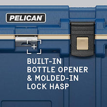 Load image into Gallery viewer, Pelican Elite 50 Quart Cooler (Pacific Blue/Coyote)