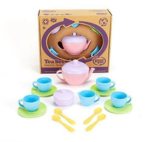 Load image into Gallery viewer, Green Toys Tea Set - BPA Free, Phthalates Free Play Toys for Gross Motor, Fine Skills Development. Kitchen Toys - United States of Made