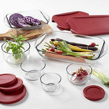 Load image into Gallery viewer, Anchor Hocking Embrace and SnugFit Food Storage, 12 Piece Set, Cherry - United States of Made