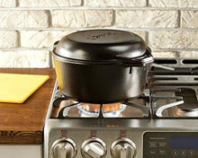 Load image into Gallery viewer, Lodge Pre-Seasoned Cast Iron Double Dutch Oven With Loop Handles, 5 qt - United States of Made