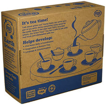 Load image into Gallery viewer, Green Toys Tea Set, Blue CB - 17 Piece Pretend Play, Motor Skills, Language & Communication Kids Role Play Toy. No BPA, phthalates, PVC. Dishwasher Safe, Recycled Plastic, Made in USA.