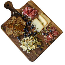 Load image into Gallery viewer, Walnut Wood Cutting Board with Handle by Virginia Boys Kitchens